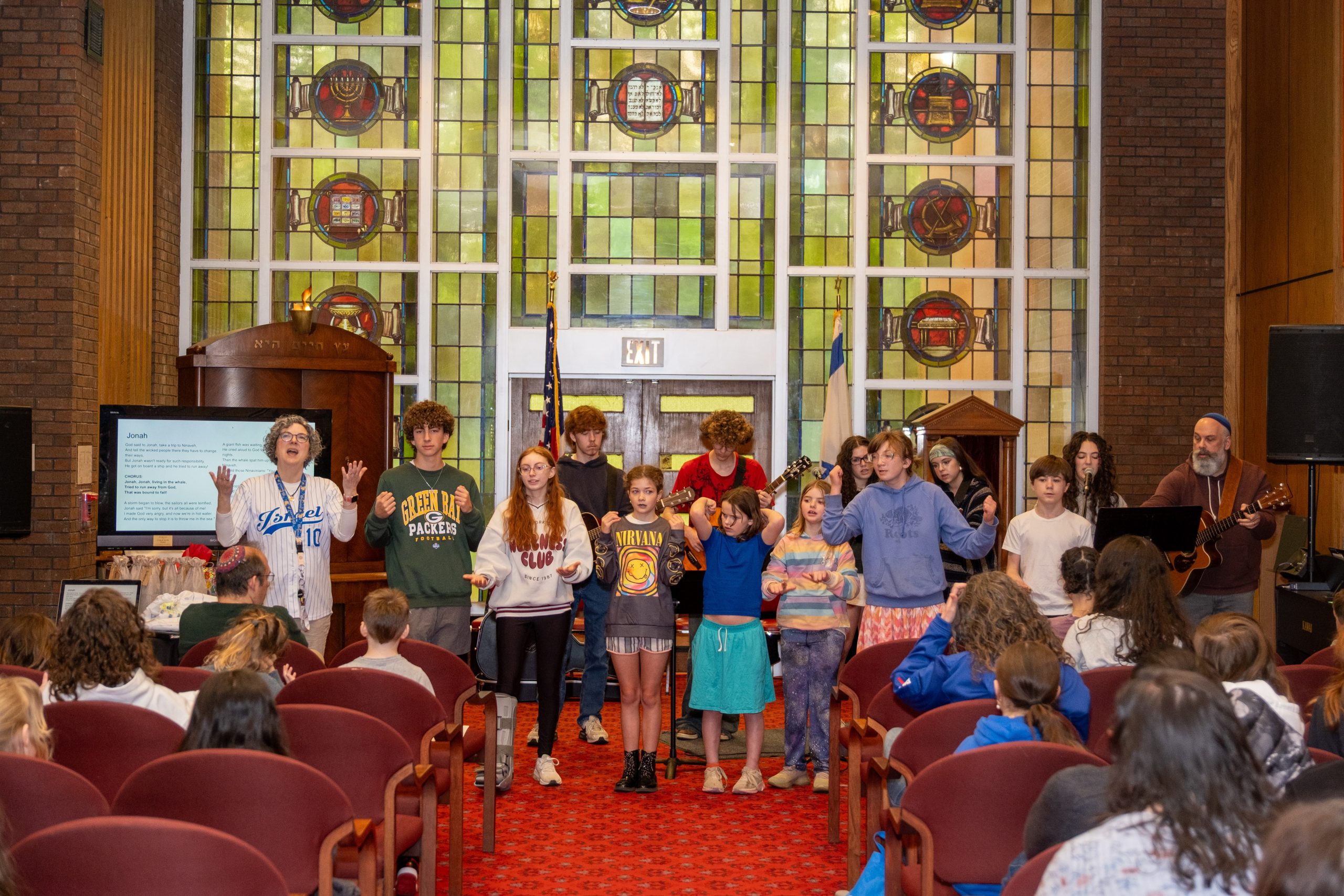 KSS siyum singing wide